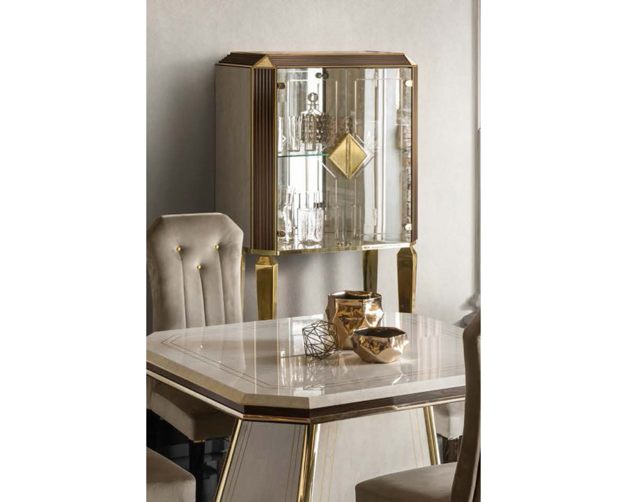 Arredoclassic - Diamante 2-Door Glass Cabinet