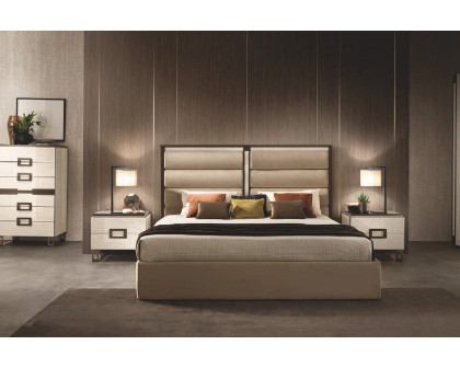 Arredoclassic Poesia Twin Size Bed - Light Beige