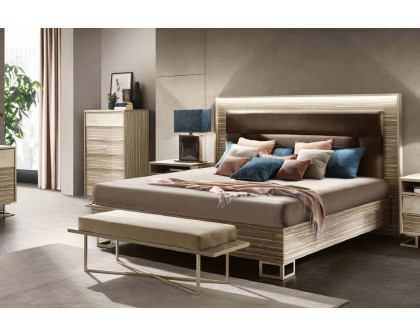 Arredoclassic - Luce Light Bed W/Upholstered Headboard