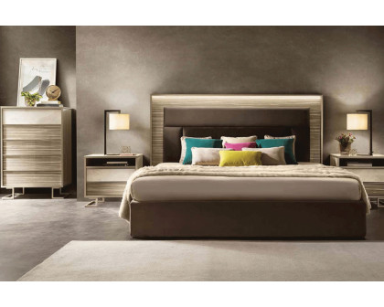 Arredoclassic - Luce Light Bed W/Upholstered Headboard