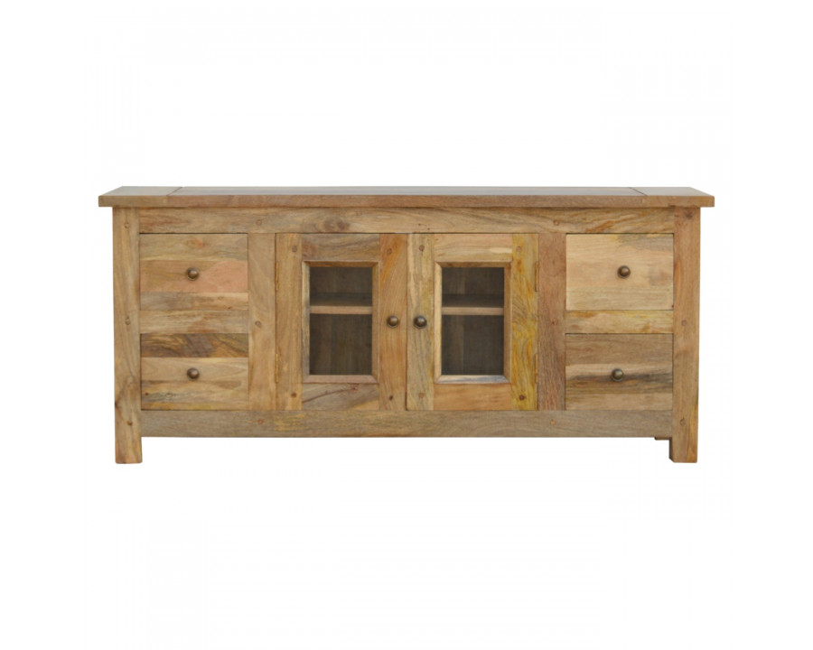 Artisan - Granary Glazed TV Unit with 4 Drawer