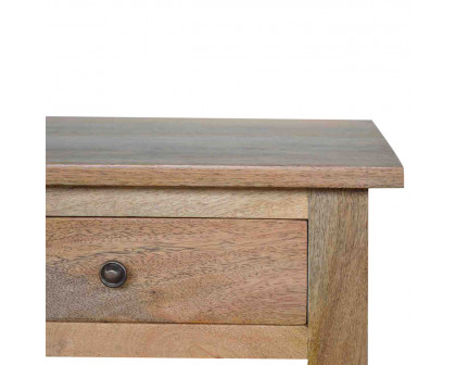 Artisan - Country Coffee Table with 4 Drawer in Oak-Ish