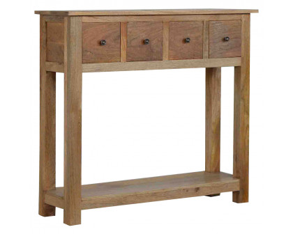 Artisan - Country Console with 4 Drawer in Oak-Ish