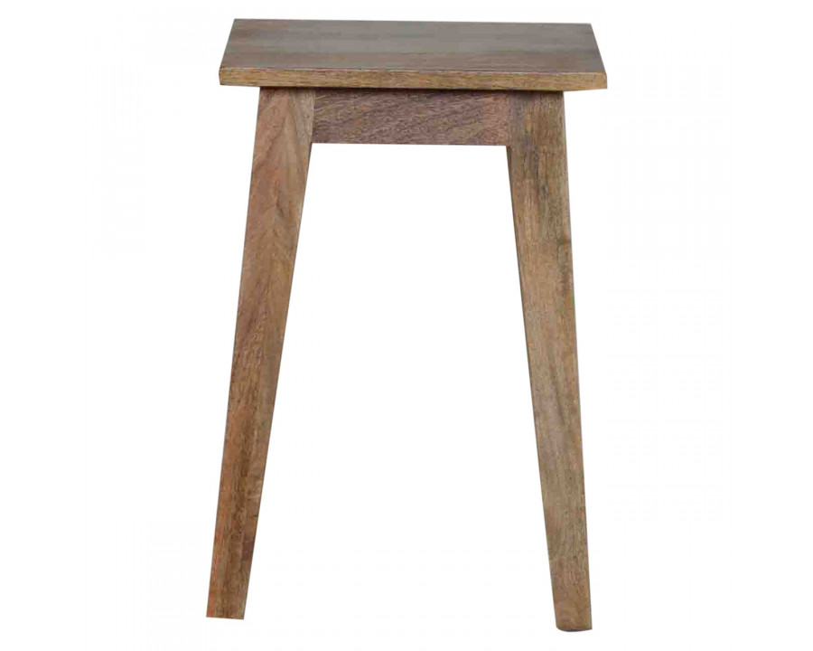 Artisan - Nordic Style Accent Stool in Oak-Ish