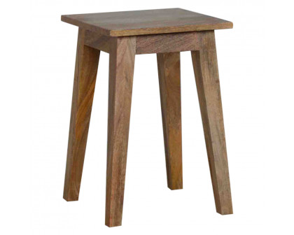 Artisan - Nordic Style Accent Stool in Oak-Ish