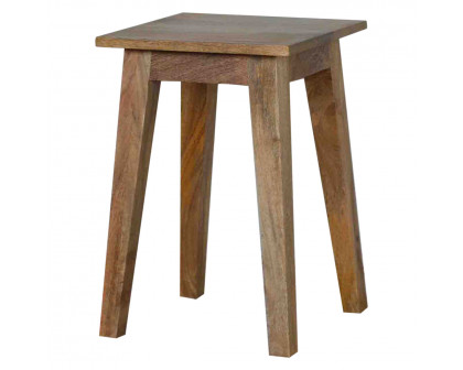 Artisan - Nordic Style Accent Stool in Oak-Ish