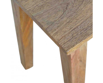 Artisan - Nordic Style Accent Stool in Oak-Ish