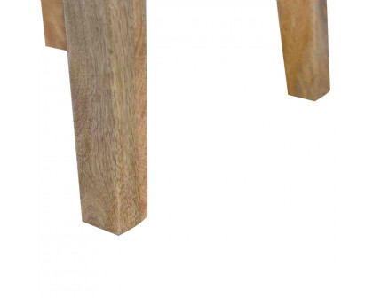 Artisan - Nordic Style Accent Stool in Oak-Ish