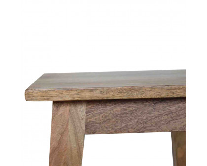 Artisan - Nordic Style Accent Stool in Oak-Ish