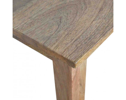 Artisan - Nordic Style Accent Stool in Oak-Ish