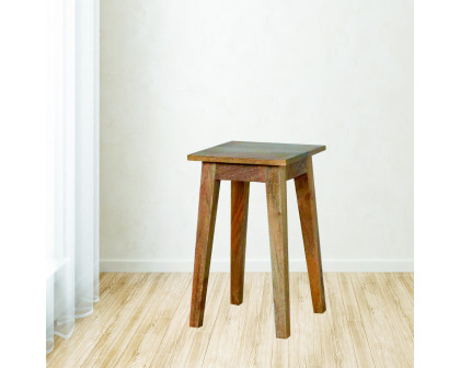 Artisan - Nordic Style Accent Stool in Oak-Ish