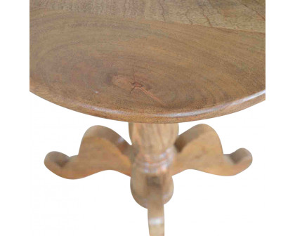 Artisan - Solid Round Tea Table in Oak-Ish, Wood