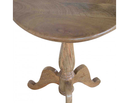 Artisan - Solid Round Tea Table in Oak-Ish, Wood