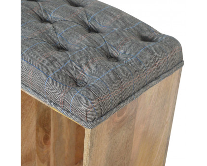 Artisan - Multi Open Storage Bench in Copper, Tweed