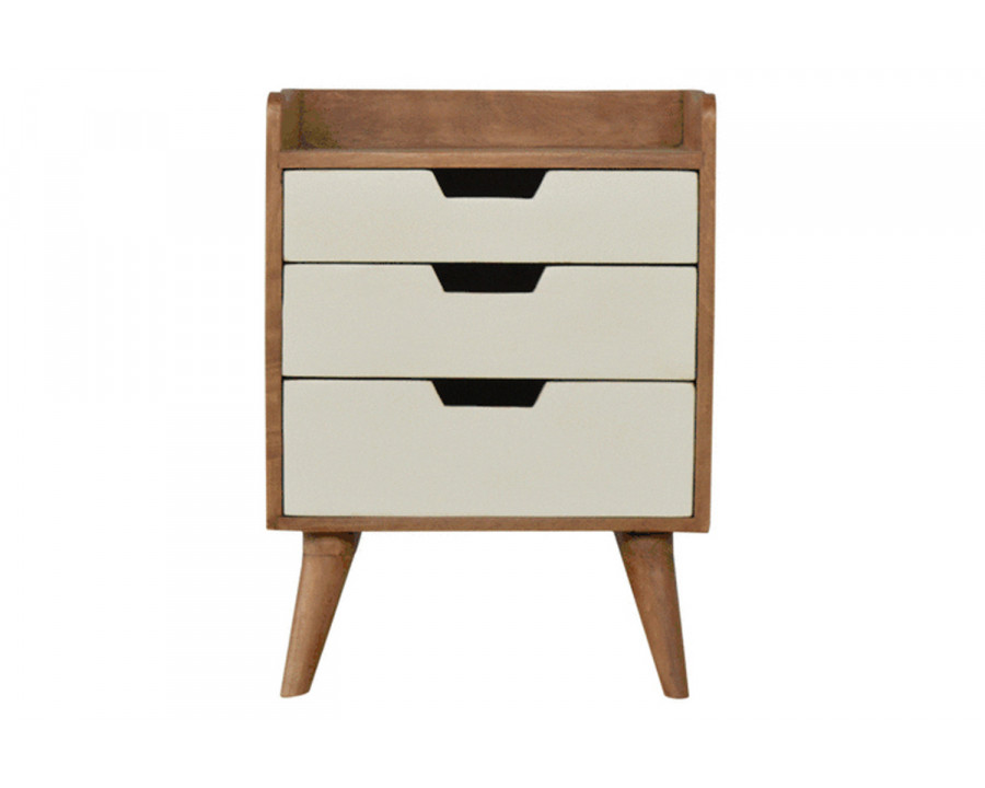 Artisan Gradient Bedside - White