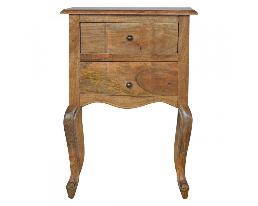 Artisan - French Style Nightstand with 2 Drawers