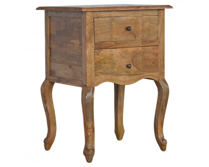 Artisan - French Style Nightstand with 2 Drawers