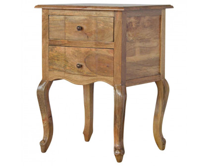 Artisan - French Style Nightstand with 2 Drawers