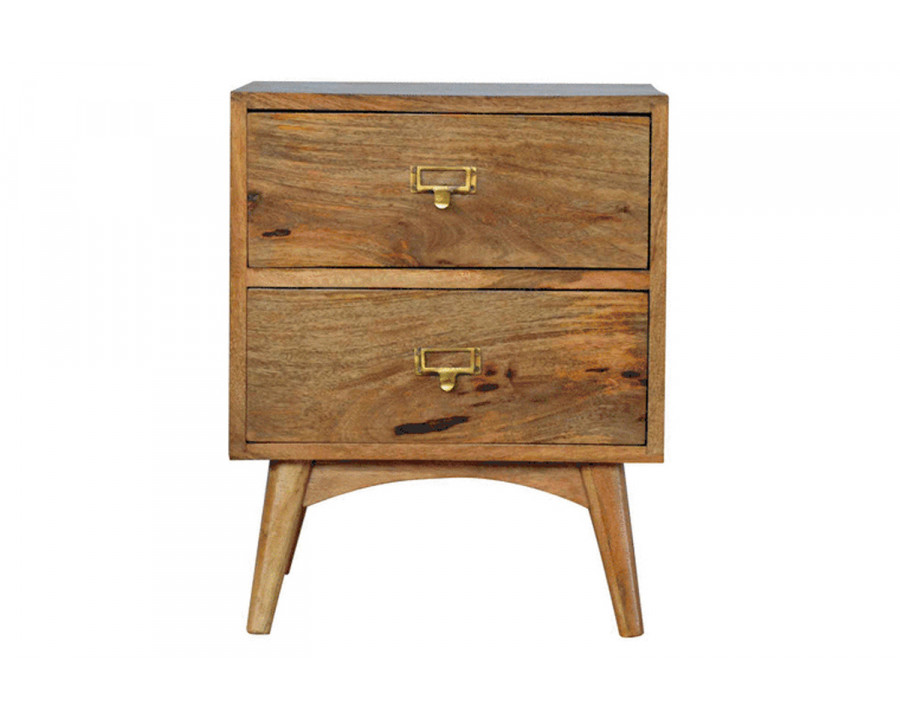 Artisan - Brass Metal Slot Nightstand