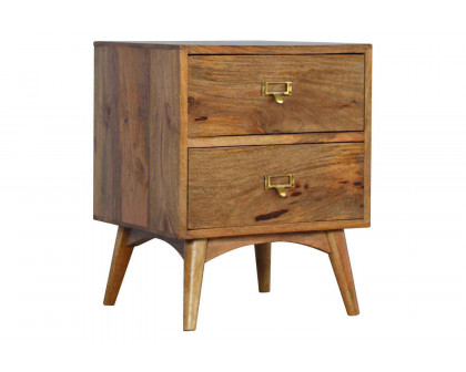 Artisan - Brass Metal Slot Nightstand