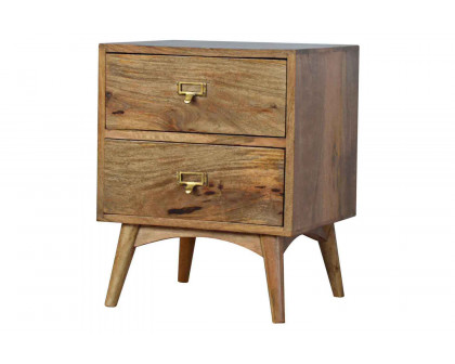 Artisan - Brass Metal Slot Nightstand