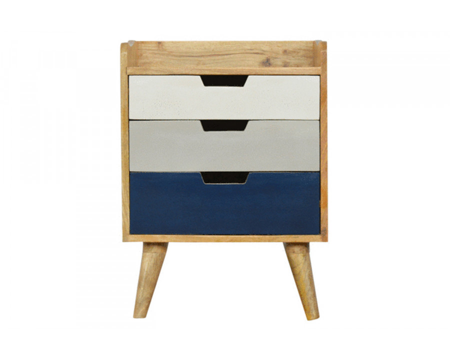 Artisan Gradient Bedside - Navy/White