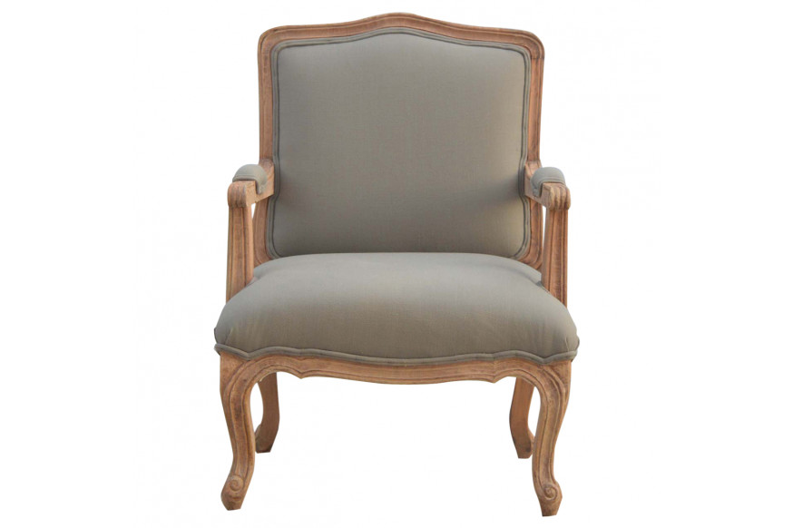 Artisan™ French Style Upholstered Armchair - Sun Bleached