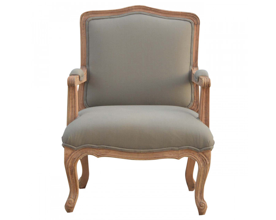 Artisan - French Style Upholstered Armchair in Sun Bleached