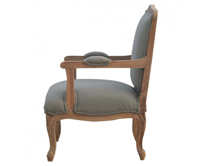 Artisan™ French Style Upholstered Armchair - Sun Bleached