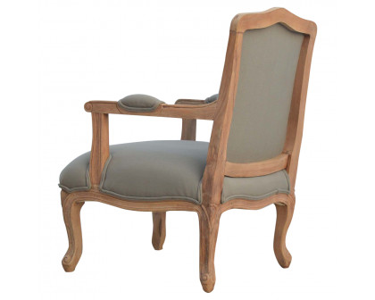 Artisan™ French Style Upholstered Armchair - Sun Bleached