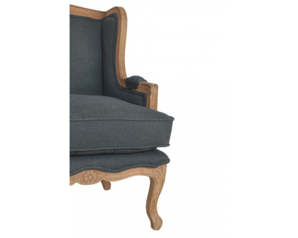 Artisan™ Carved French Chair - Sun Bleached, Linen