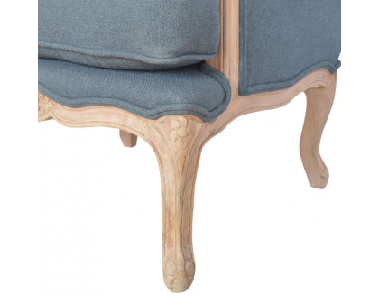 Artisan™ Carved French Chair - Sun Bleached, Linen