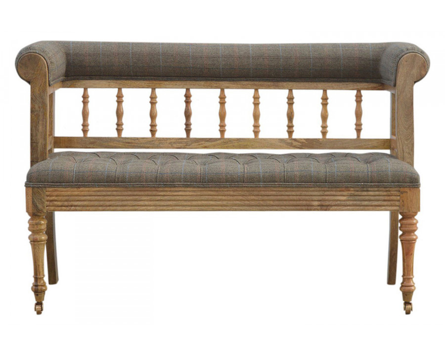 Artisan - Deep Button Hallway Bench