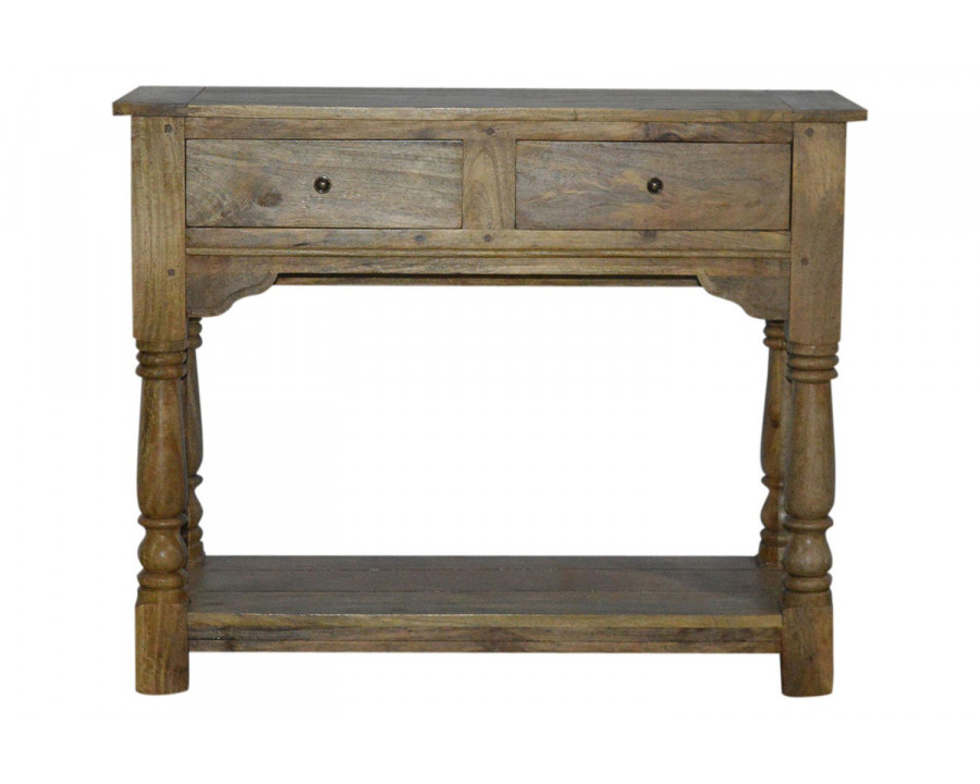 Artisan - Console Table with 2 Drawers and Turned Legs