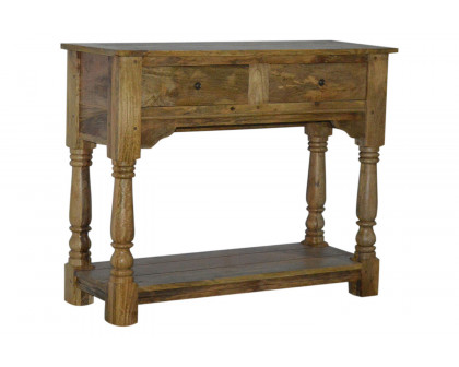 Artisan - Console Table with 2 Drawers and Turned Legs