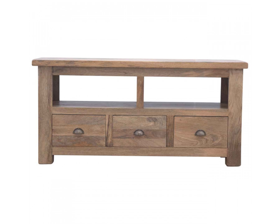 Artisan - Open Slot 3 Drawer Media Unit