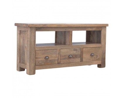 Artisan - Open Slot 3 Drawer Media Unit