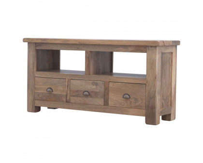 Artisan - Open Slot 3 Drawer Media Unit