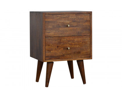 Artisan Mixed Bedside - Chestnut