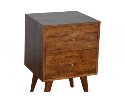 Artisan Mixed Bedside - Chestnut