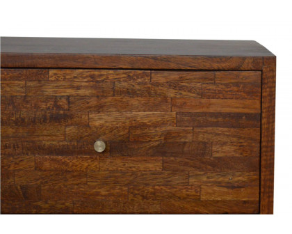 Artisan Mixed Bedside - Chestnut