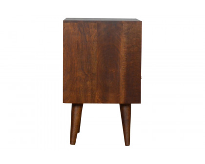 Artisan Mixed Bedside - Chestnut