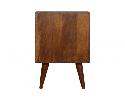 Artisan Mixed Bedside - Chestnut