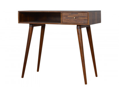 Artisan Mixed Writing Desk - Chestnut