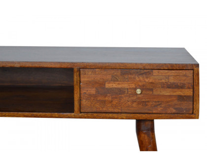 Artisan Mixed Writing Desk - Chestnut