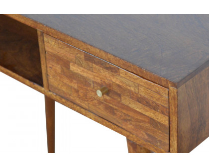 Artisan Mixed Writing Desk - Chestnut