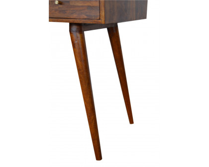 Artisan Mixed Writing Desk - Chestnut