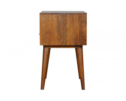 Artisan Assorted Open Slot Bedside - Chestnut