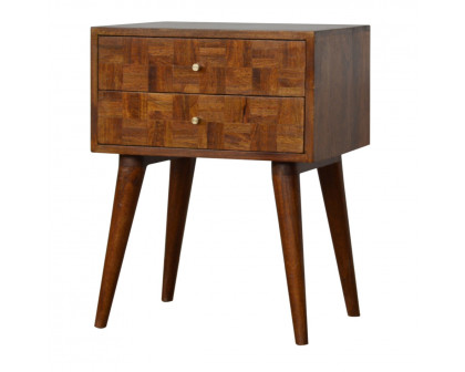 Artisan - Varied Nightstand in Chestnut