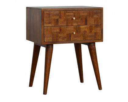 Artisan - Varied Nightstand in Chestnut